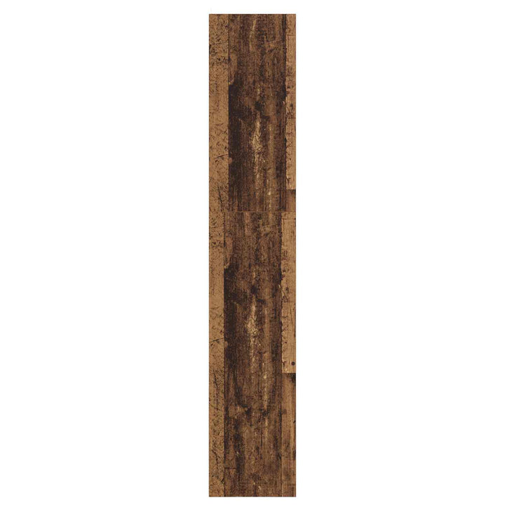 Bogskab 5 niveauer 60 x 30 x 166 cm Konstrueret træ Gammelt træ