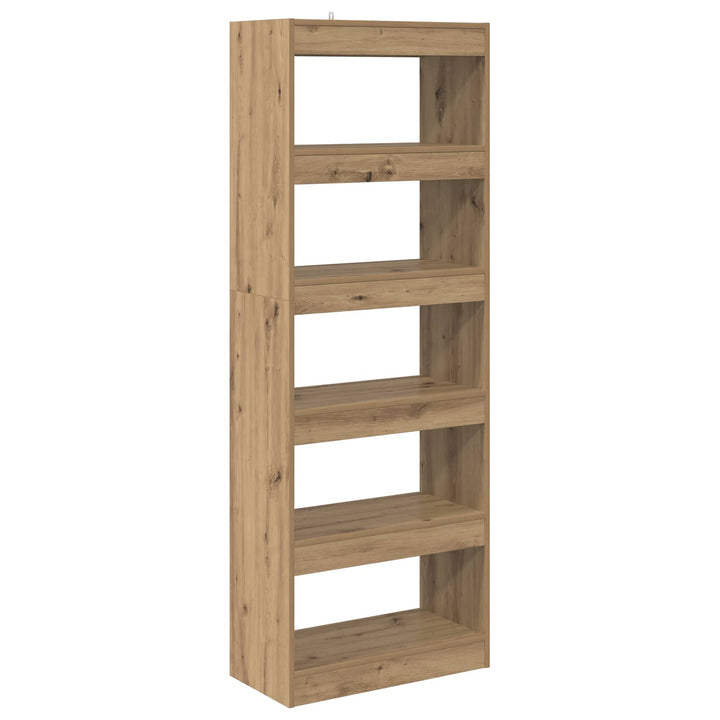 Bogskab artisan eg 60 x 30 x 166 cm Konstrueret træ