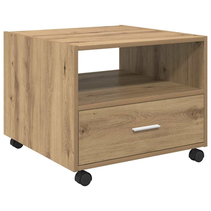 Sofabord Artisan Egetræ 55 x 55 x 45cm Konstrueret træ