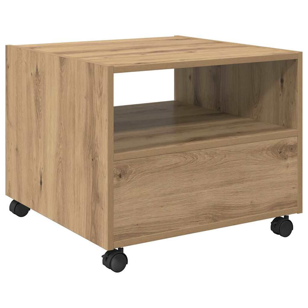 Sofabord Artisan Egetræ 55 x 55 x 45cm Konstrueret træ
