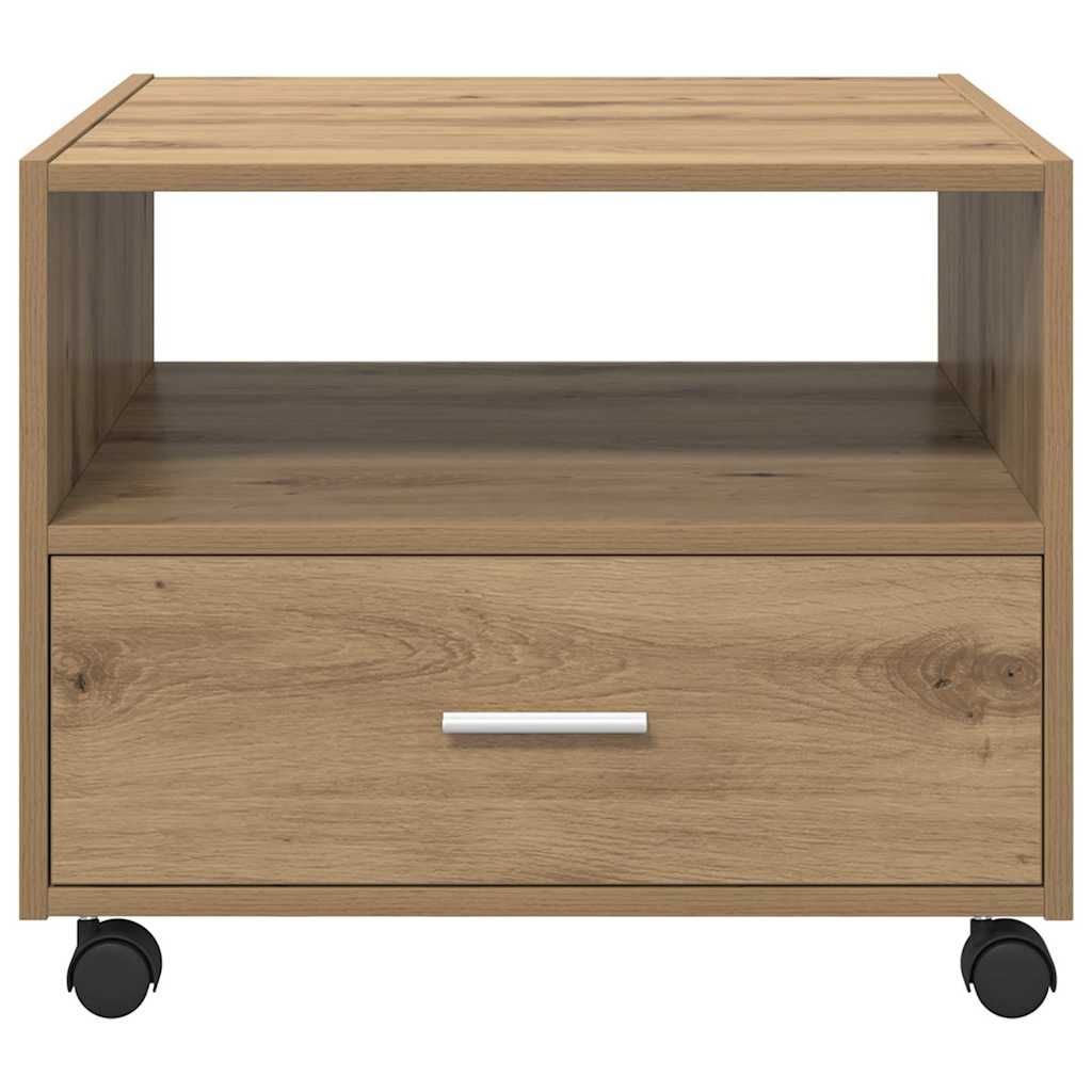 Sofabord Artisan Egetræ 55 x 55 x 45cm Konstrueret træ