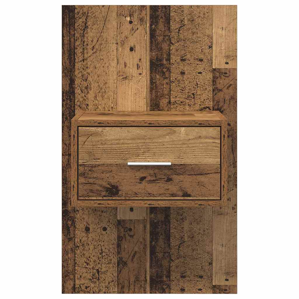 Natskab 2 pcs Gammelt træ 50 x 32,5 x 80 cm Konstrueret træ