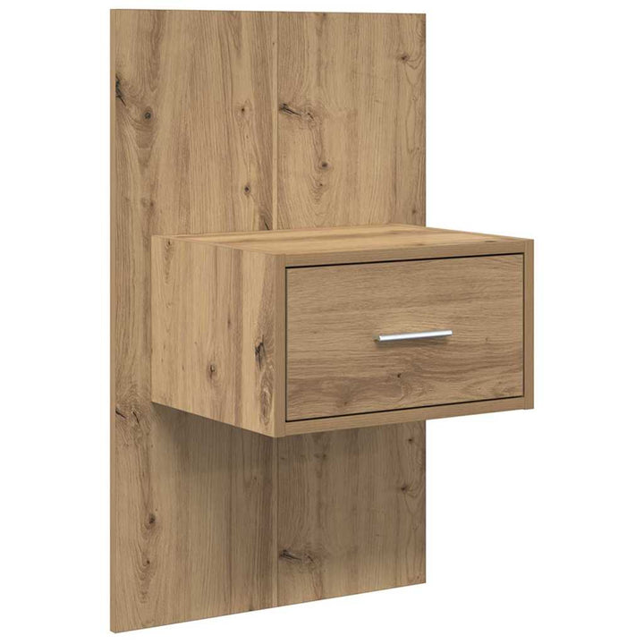 Natskab 2 pcs Artisan Egetræ 50 x 32,5 x 80 cm Konstrueret træ