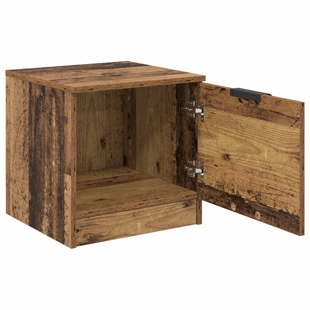 Sengeskab 2 pcs Gammelt træ 40 x 39 x 40 cm Konstrueret træ