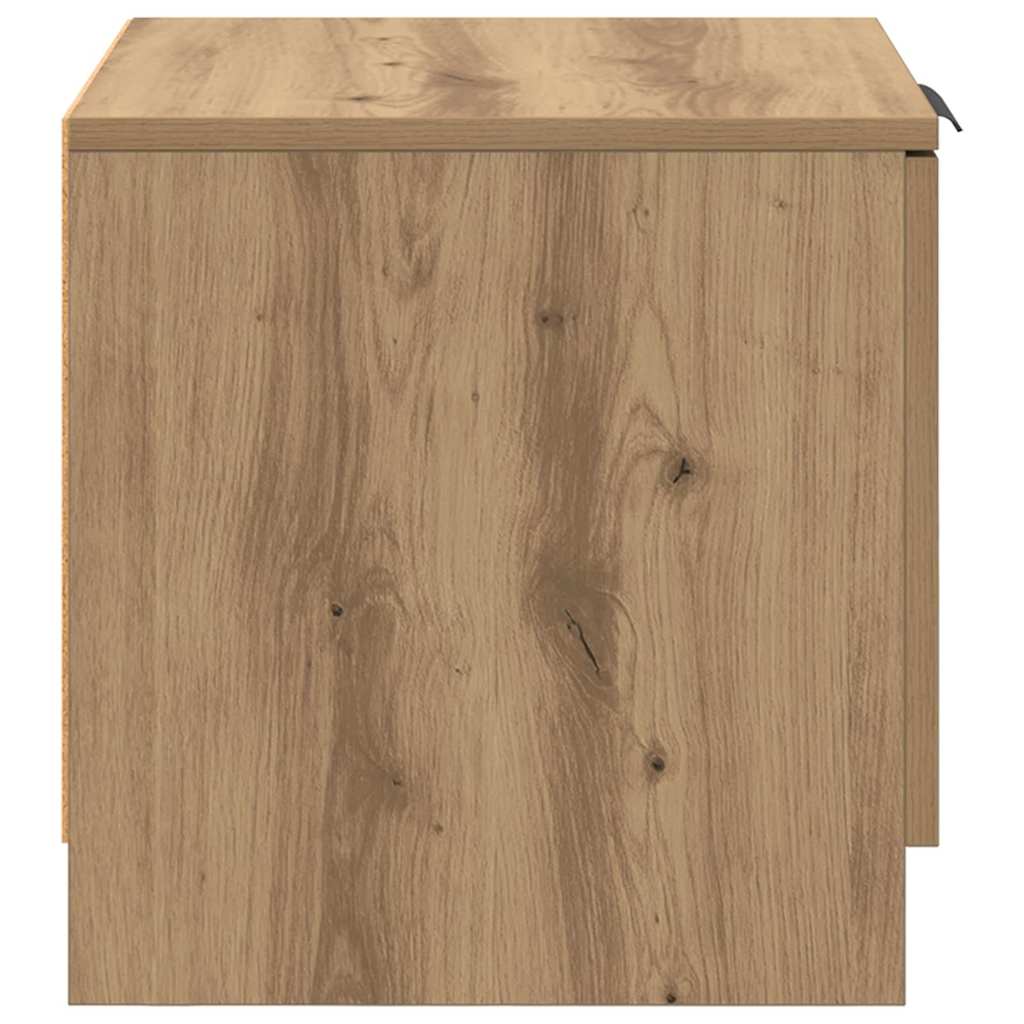 Sengeskab 2 pcs Artisan Egetræ 40 x 39 x 40 cm Konstrueret træ