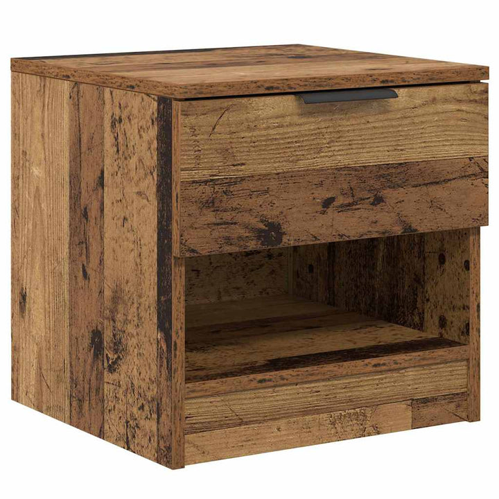 Sengeskab 2 pcs Gammelt træ 40 x 39 x 40 cm Konstrueret træ