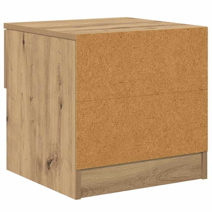 Sengeskab 2 pcs Artisan Egetræ 40 x 39 x 40 cm Konstrueret træ