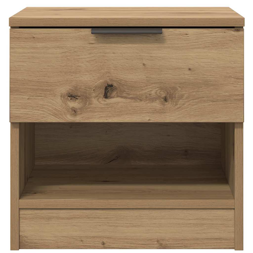 Sengeskab 2 pcs Artisan Egetræ 40 x 39 x 40 cm Konstrueret træ