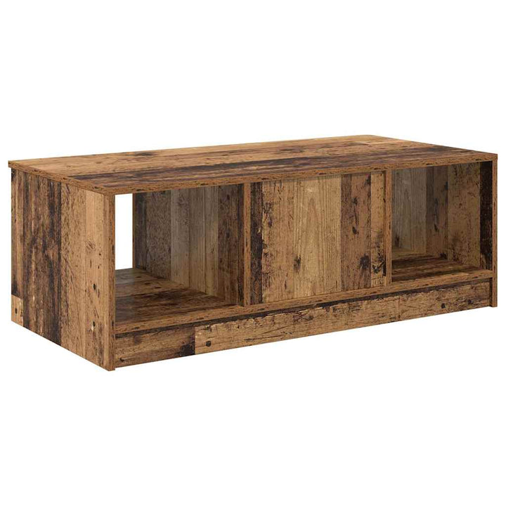 Sofabord med skuffe Gammelt træ 102 x 50 x 36cm Konstrueret træ