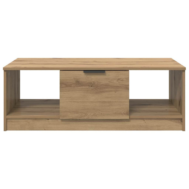 Sofabord Artisan Egetræ 102 x 50 x 36cm Konstrueret træ