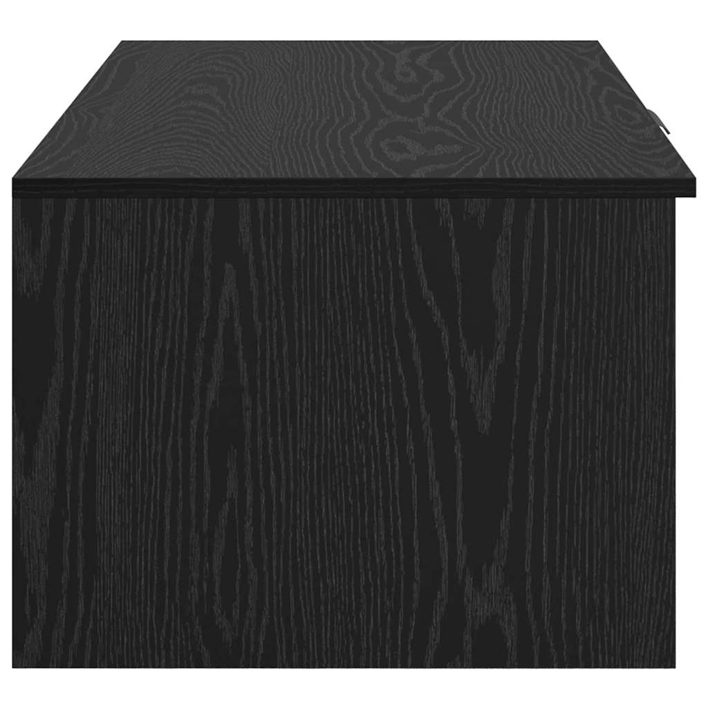 Sofabord med skuffe Sort eg 102 x 50 x 36cm Konstrueret træ
