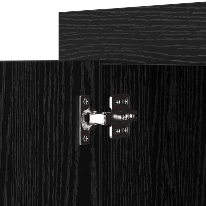 Sideboard Sort eg 80 x 40 x 75 cm Konstrueret træ