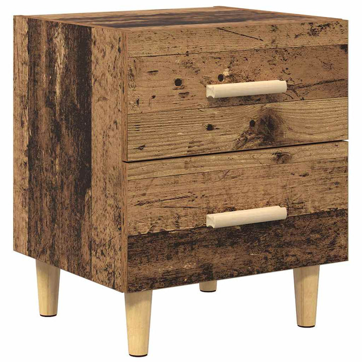 Sengeskab Gammelt træ 40 x 35 x 47,5 cm Konstrueret træ