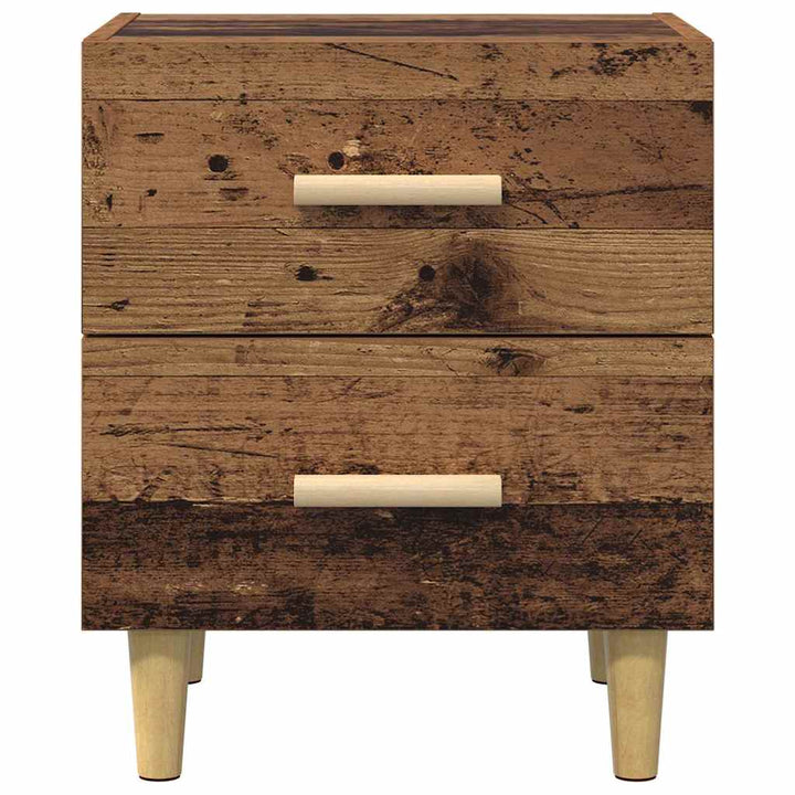 Sengeskab Gammelt træ 40 x 35 x 47,5 cm Konstrueret træ