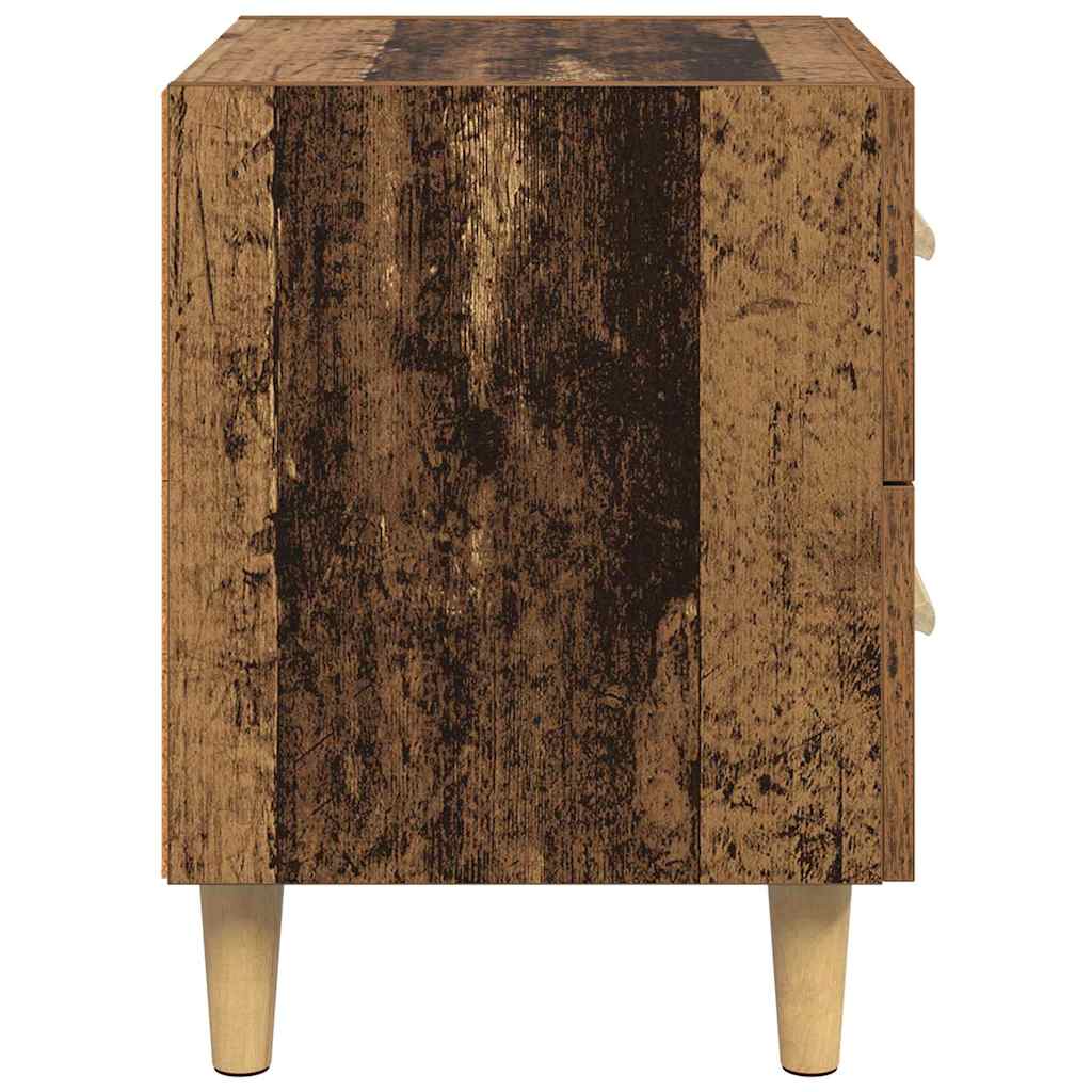 Sengeskab Gammelt træ 40 x 35 x 47,5 cm Konstrueret træ
