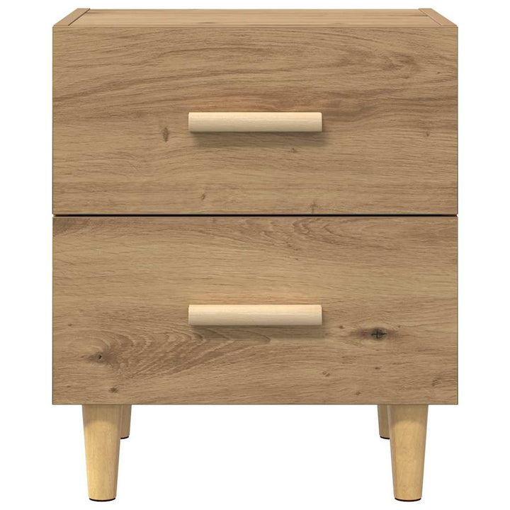 Sengeskab Artisan Egetræ 40 x 35 x 47,5 cm Konstrueret træ