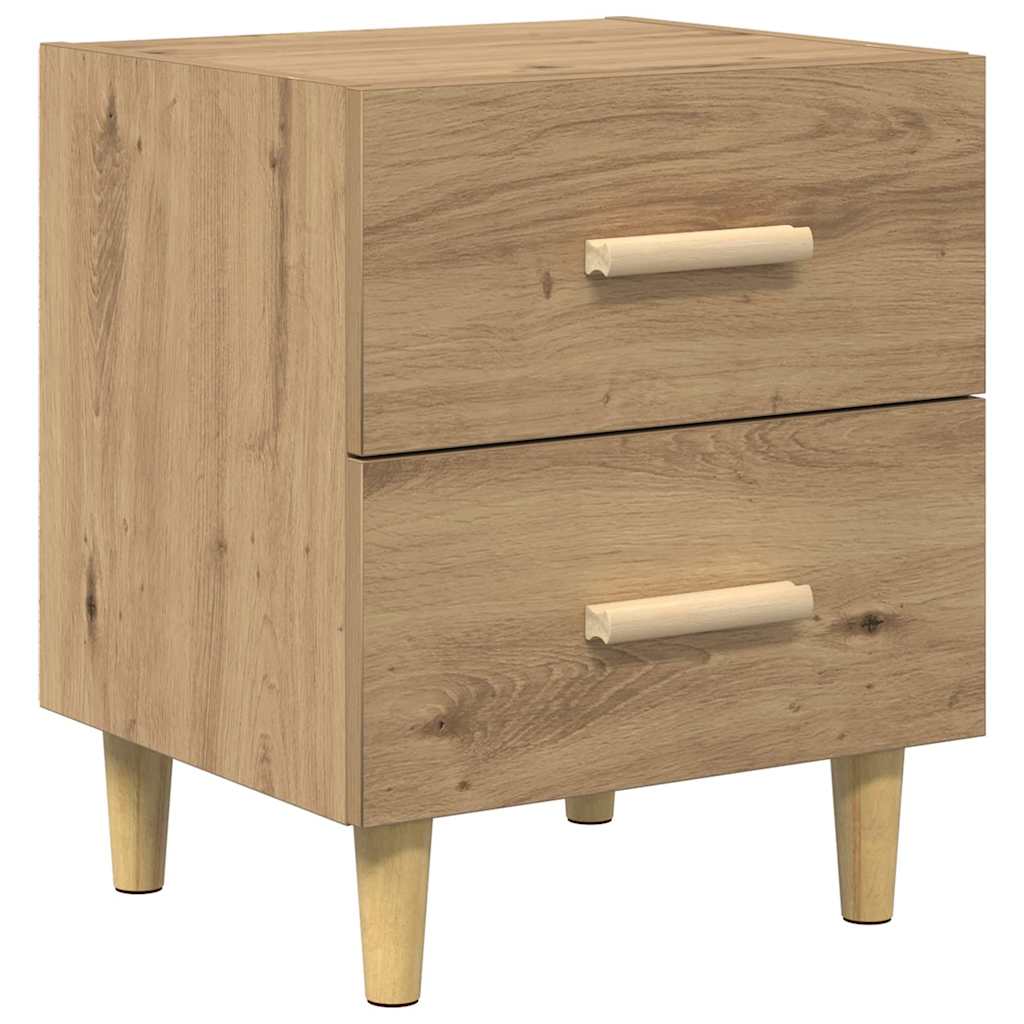 Sengeskab med skuffe 2 pcs Artisan Egetræ 40 x 35 x 47,5 cm