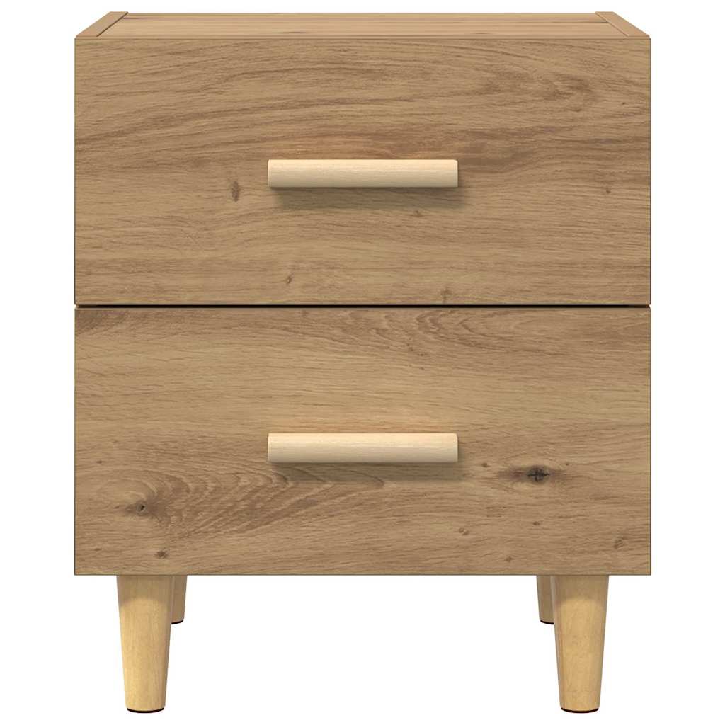 Sengeskab med skuffe 2 pcs Artisan Egetræ 40 x 35 x 47,5 cm