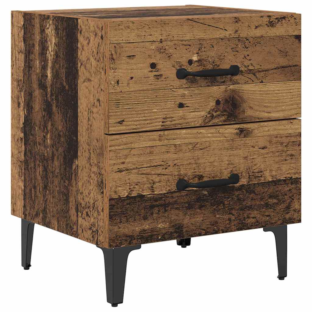 Sengeskab Gammelt træ 40 x 35 x 47,5 cm Konstrueret træ