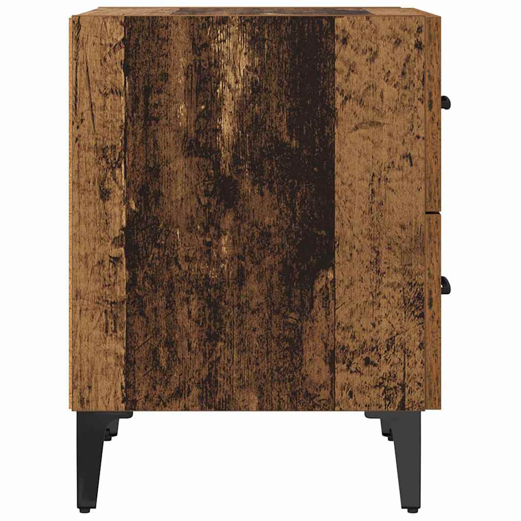 Sengeskab Gammelt træ 40 x 35 x 47,5 cm Konstrueret træ