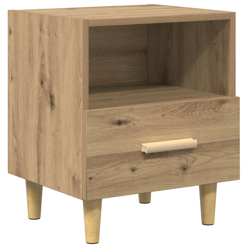 Natskab 2 pcs Artisan Egetræ 40 x 35 x 47 cm Konstrueret træ