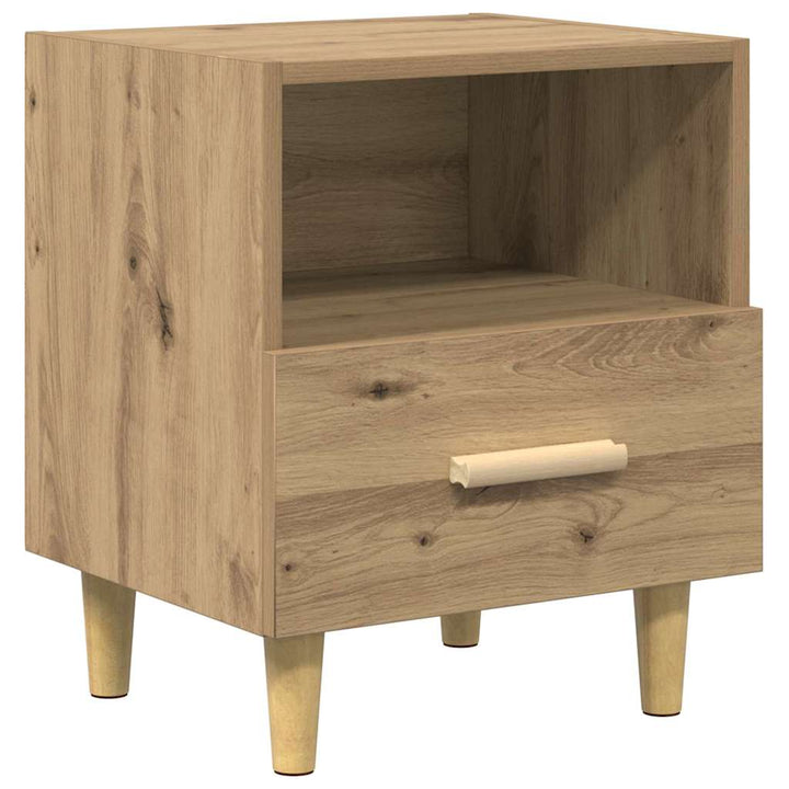 Natskab 2 pcs Artisan Egetræ 40 x 35 x 47 cm Konstrueret træ