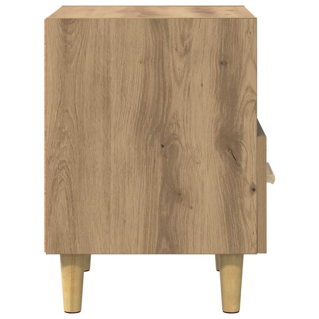 Natskab 2 pcs Artisan Egetræ 40 x 35 x 47 cm Konstrueret træ