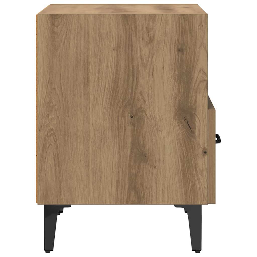 Natskab 2 pcs Artisan Egetræ 40 x 35 x 47,5 cm Konstrueret træ