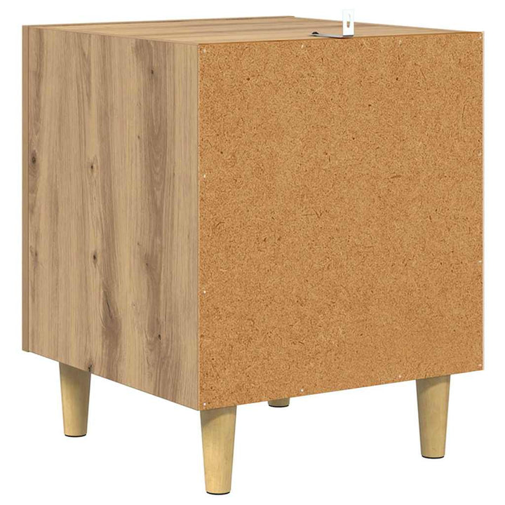 Natskab 2 pcs Artisan Egetræ 40 x 40 x 50 cm Konstrueret træ