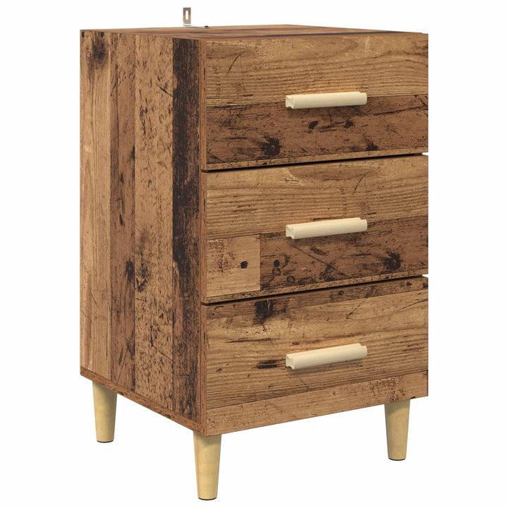 Natskab Gammelt træ 40 x 40 x 66 cm Konstrueret træ