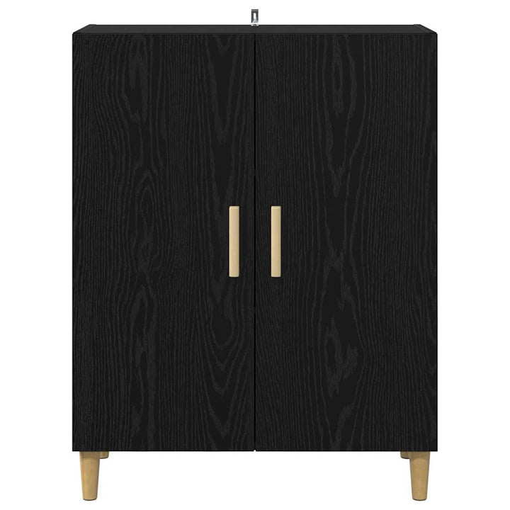 Sideboard Sort eg 70 x 34 x 90 cm Konstrueret træ