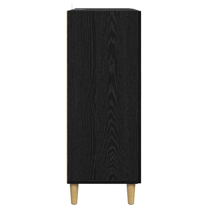 Sideboard Sort eg 70 x 34 x 90 cm Konstrueret træ