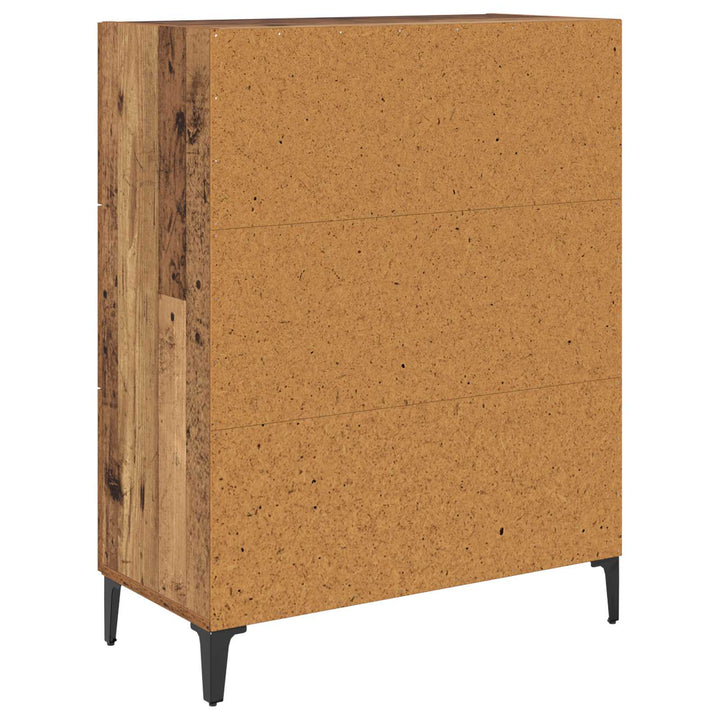 Sideboard Gammelt træ 69,5 x 34 x 90 cm Ingeniørt træ og jern