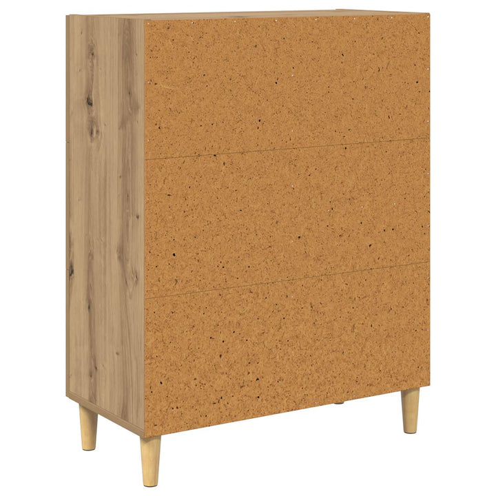 Sideboard Artisan Egetræ 34 x 69,5 x 90 cm Konstrueret træ