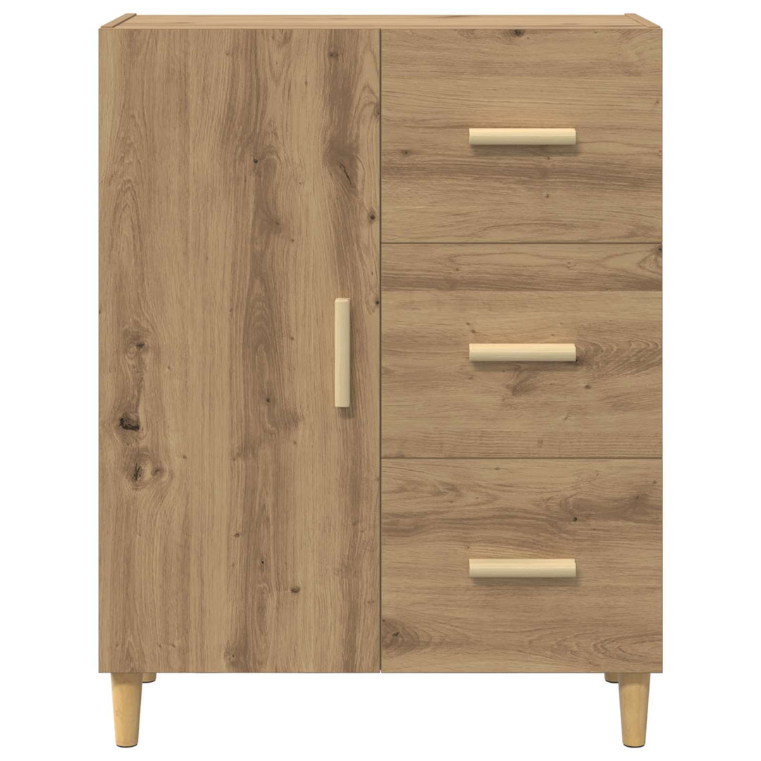 Sideboard Artisan Egetræ 34 x 69,5 x 90 cm Konstrueret træ
