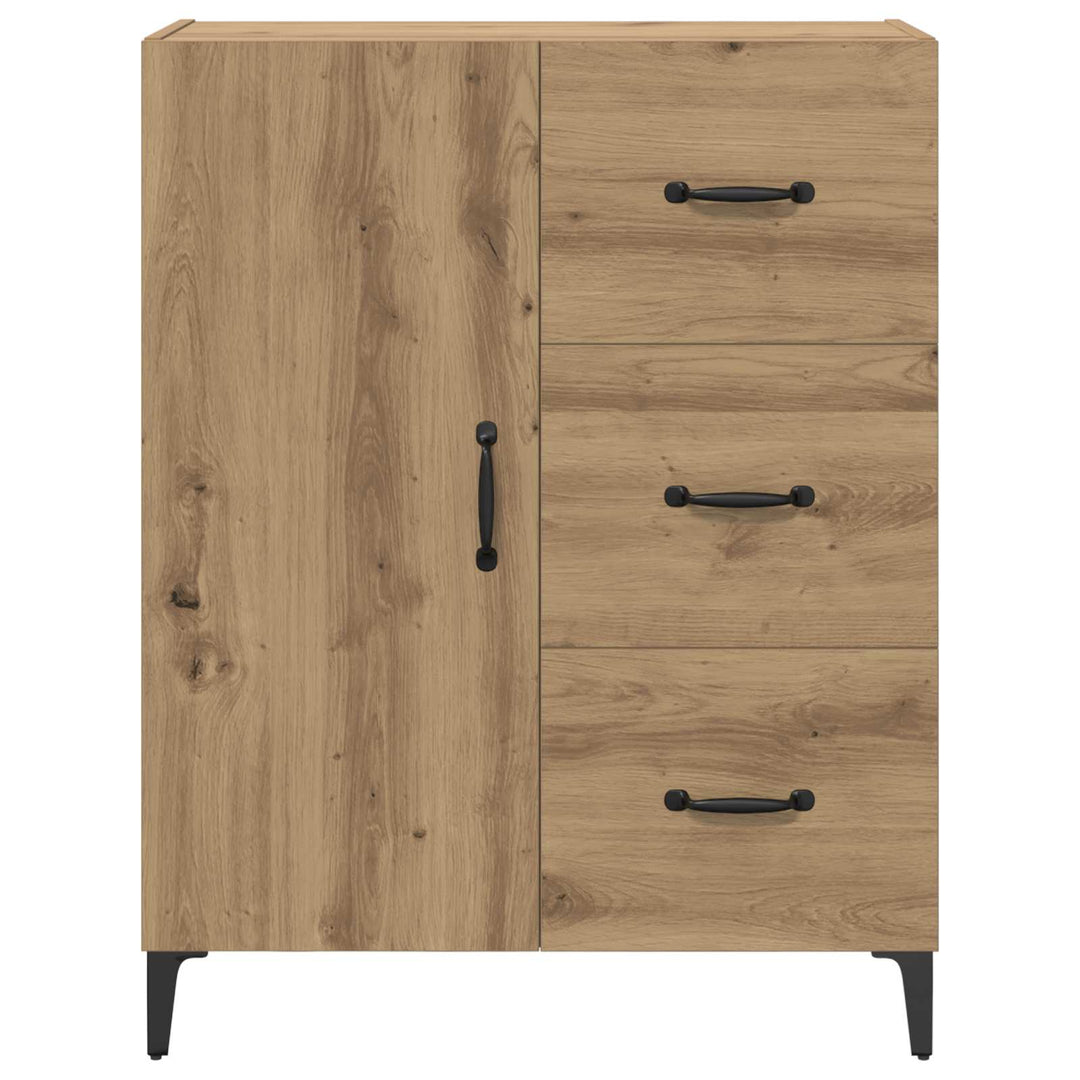 Sideboard Artisan Egetræ 69,5 x 34 x 90 cm Konstrueret træ