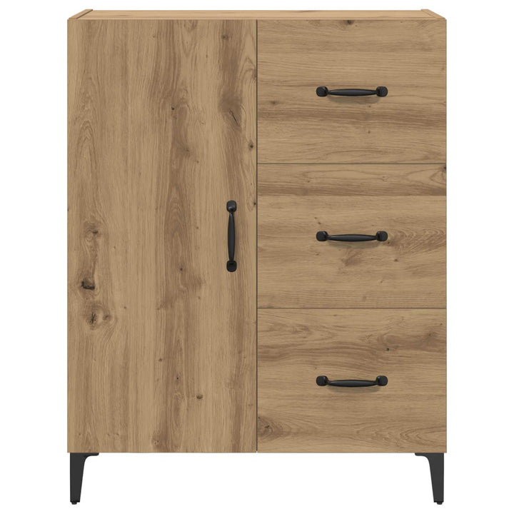 Sideboard Artisan Egetræ 69,5 x 34 x 90 cm Konstrueret træ