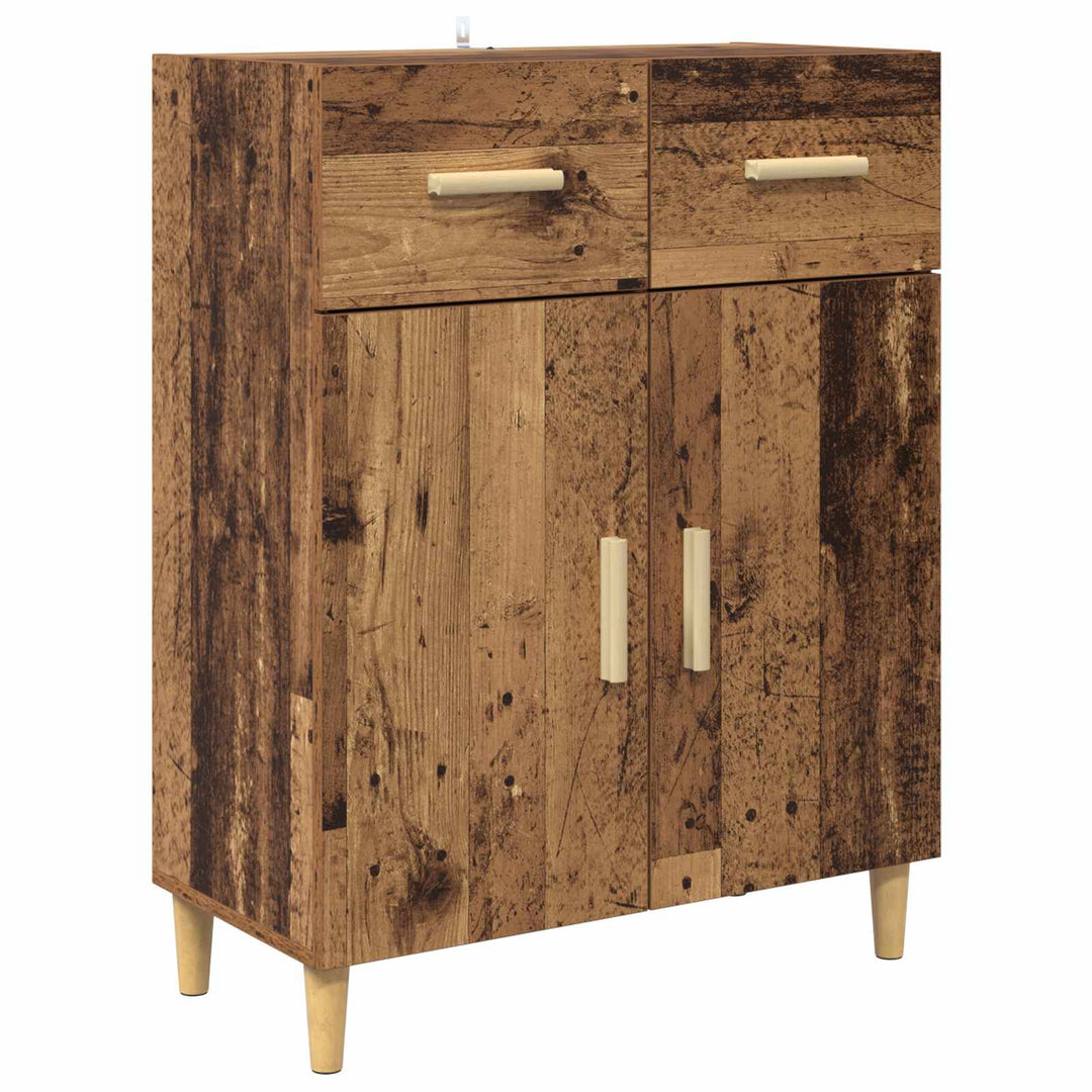 Sideboard Gammelt træ 34 x 69.5 x 89 cm Konstrueret træ