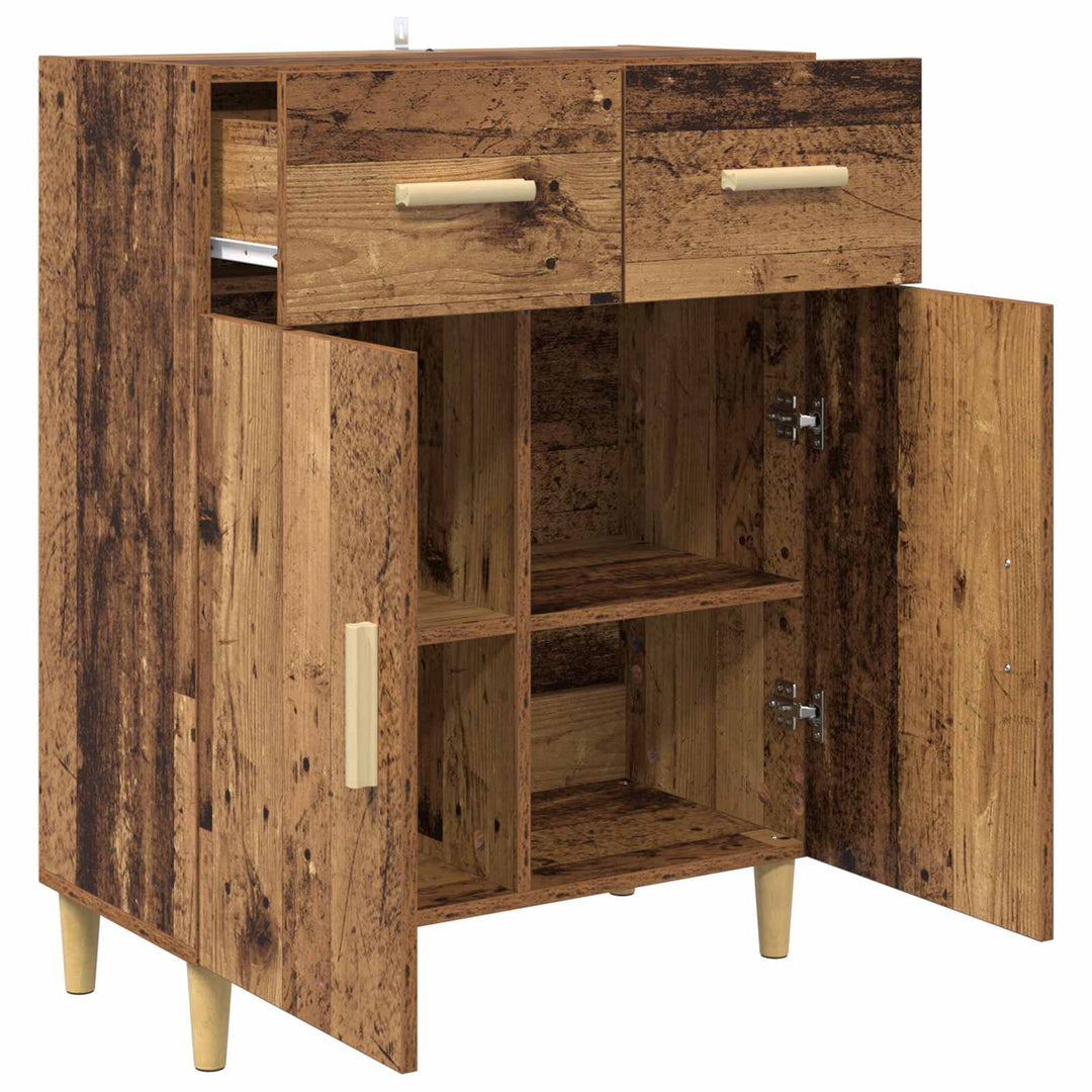 Sideboard Gammelt træ 34 x 69.5 x 89 cm Konstrueret træ