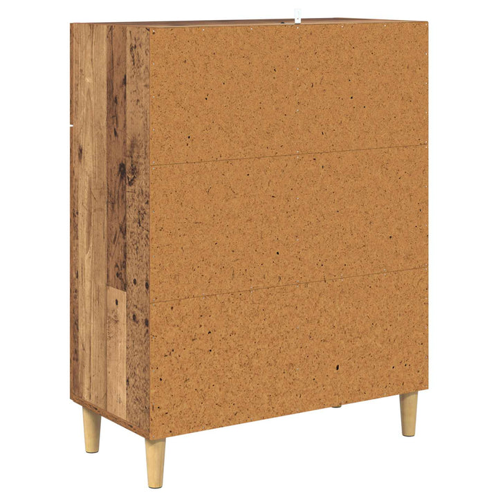 Sideboard Gammelt træ 34 x 69.5 x 89 cm Konstrueret træ