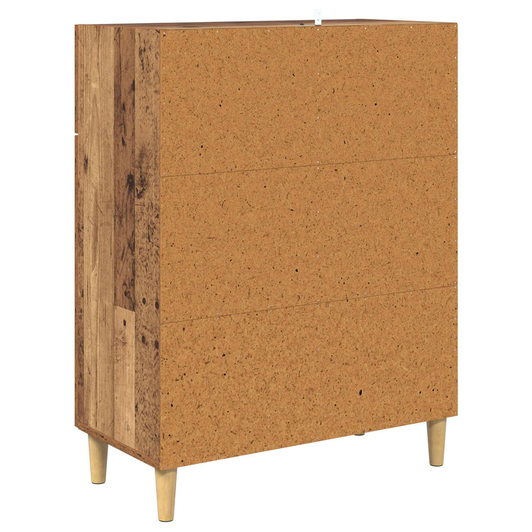 Sideboard Gammelt træ 34 x 69.5 x 89 cm Konstrueret træ