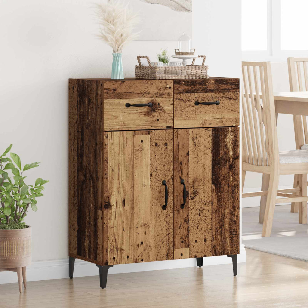 Sideboard Gammelt træ 69,5 x 34 x 90 cm Konstrueret træ