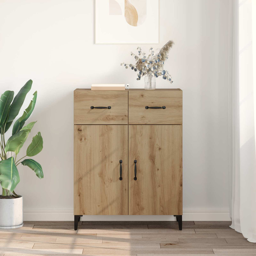 Sideboard Artisan Egetræ 69,5 x 34 x 90 cm Konstrueret træ