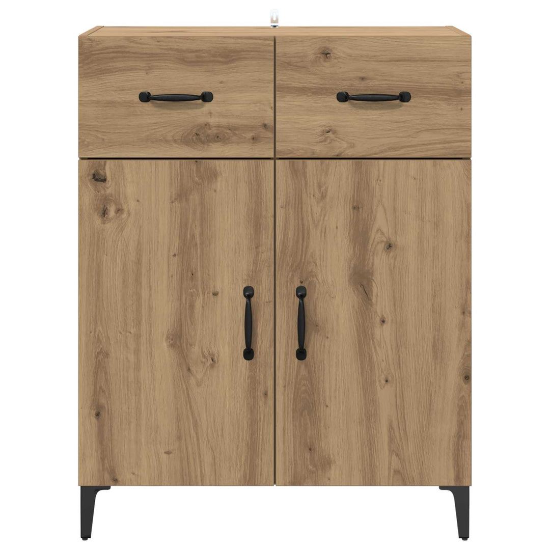 Sideboard Artisan Egetræ 69,5 x 34 x 90 cm Konstrueret træ