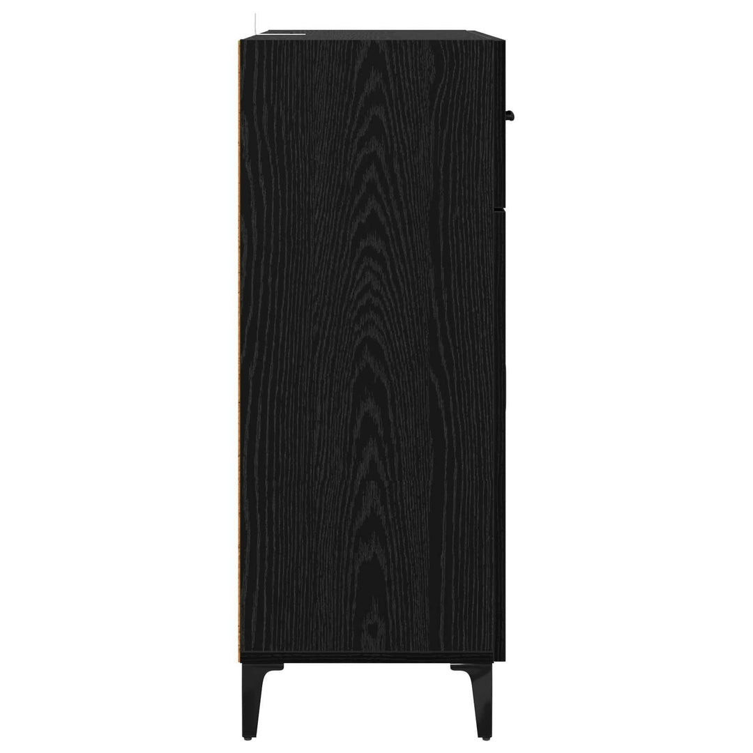 Sideboard Sort eg 69,5 x 34 x 90 cm Konstrueret træ