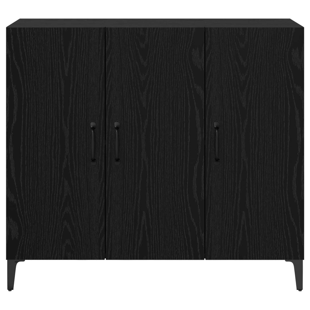 Sideboard Sort eg 34 x 90 x 80 cm Konstrueret træ