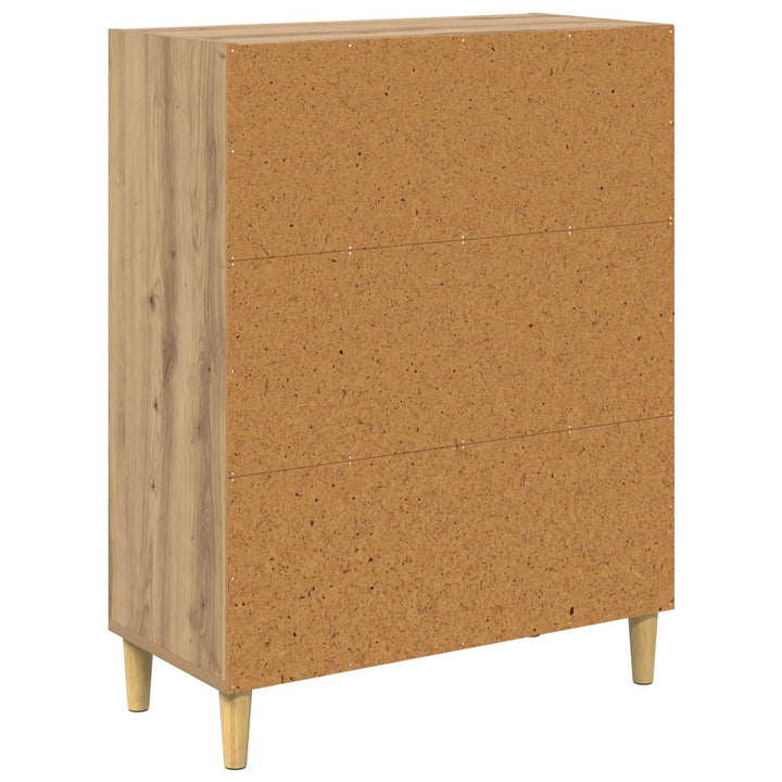 Sideboard Artisan Egetræ 69,5 x 32,5 x 90 cm Konstrueret træ