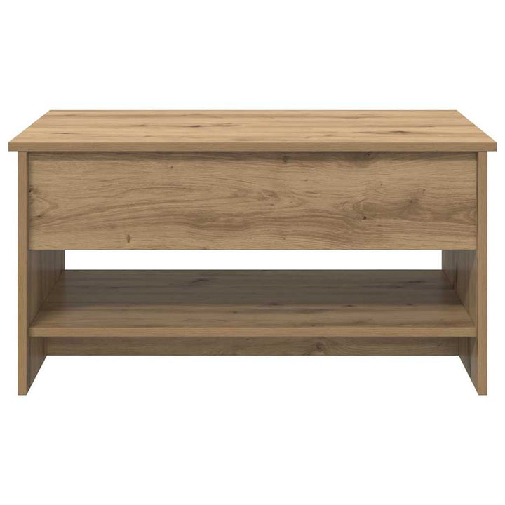 Sofabord Artisan Egetræ 80 x 50,5 x 41,5 cm Konstrueret træ
