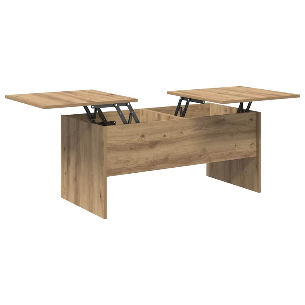 Sofabord Artisan Egetræ 102 x 50,5 x 46,5 cm Konstrueret træ
