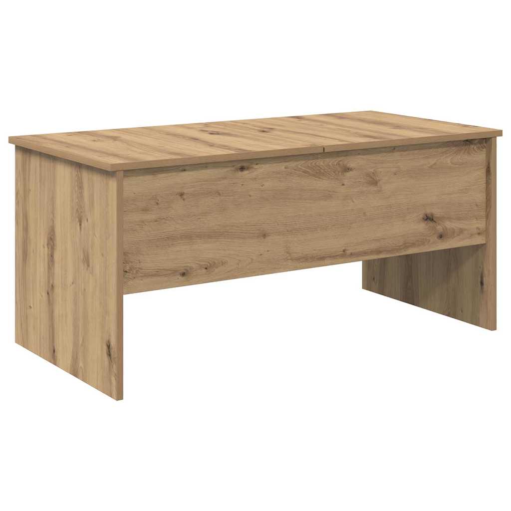 Sofabord Artisan Egetræ 102 x 50,5 x 46,5 cm Konstrueret træ
